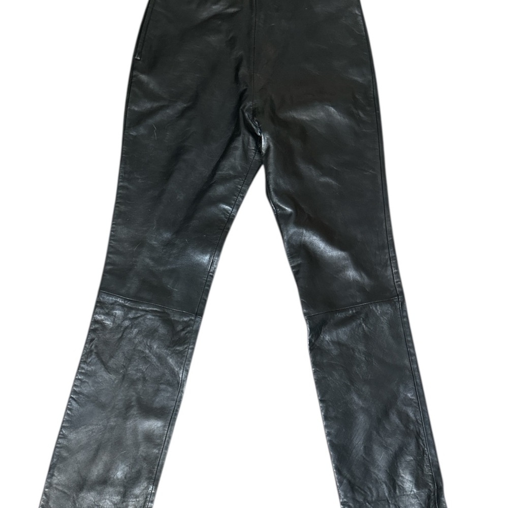 Lucky Leather Black Pants/ Sz 8